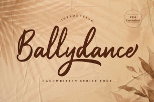 Ballydance - Handwritten Script Font Font Download
