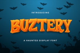 BUSTERY - Haunted Display Font Font Download