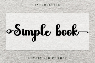 Simple Book Font Download