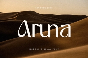 Aruna - Modern Display Font Font Download