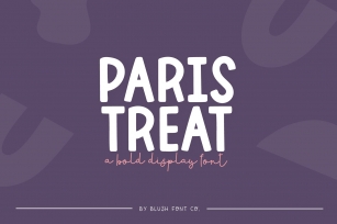 PARIS TREAT Vintage Display Font Download