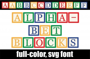 Alphabet Blocks Font Download