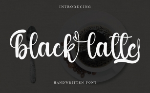 Black Latte Font Download