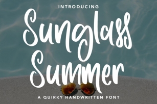 Sunglass Summer Font Download