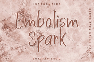 Embolism Spark Font Download