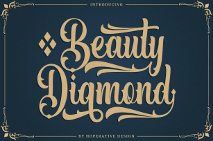 Beauty Diamond Font Download