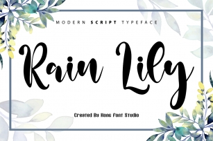 Rain Lily Font Download