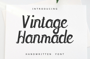 Vintage Hanmade Font Download