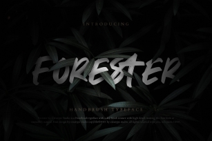 Forester Handbrush Business Font Download