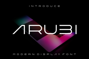 Arubi sans serif font Font Download
