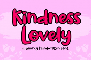 Kindness Lovely Font Download