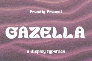 Gazella | Display Typeface Font Download