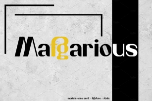 Mafgarious sans serif Font Download