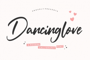 Dancinglove Modern Calligraphy Font Font Download