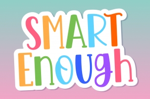 Smart Enough Font Download