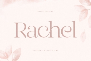 Rachel - Elegant Retro Serif Font Font Download