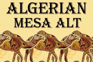 Algerian Mesa Alt Set Font Download