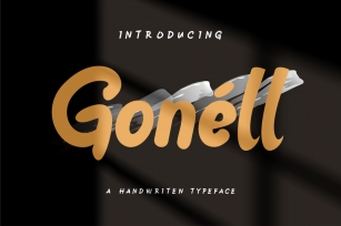 Gonell - Display Font Font Download