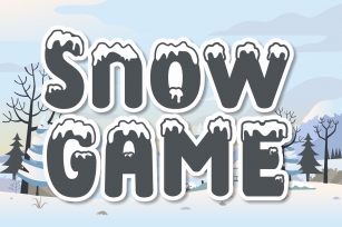 Snow Game Font Download