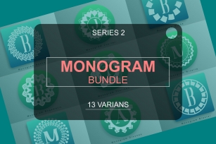 Monogram Bundle series 2 Font Download