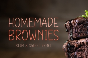 Homemade Brownies Font Download