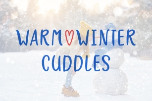 Warm Winter Cuddles Font Download