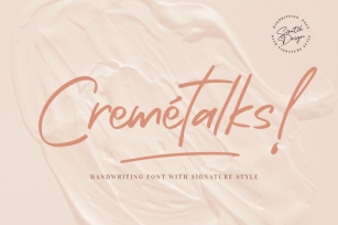 Cremtalks Font Download