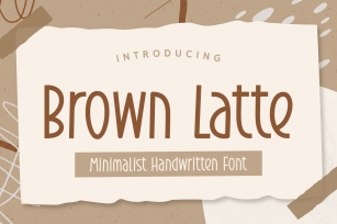 Brown Latte Font Download