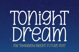 Tonight Dream Font Download
