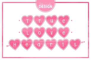 True Love Hearts Font Download