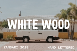 White wood hand drawn font Font Download