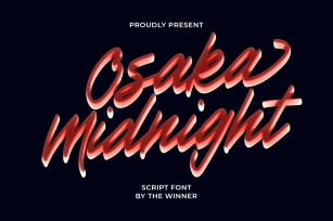 Osaka Midnight Font Download