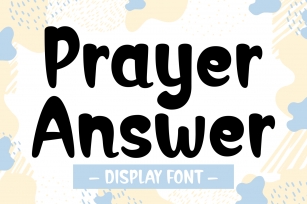 Prayer Answer Font Download