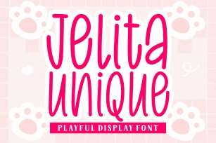 Jelita Unique Font Download