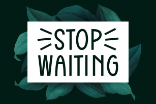 Stop Waiting Font Download