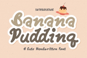 Banana Pudding Font Download