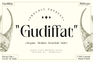 Gudiffat Font Download