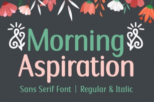 Morning Aspiration Font Download