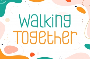 Walking Together Font Download