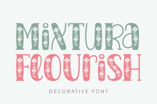 Mixtura Flourish Font Download