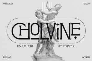 Cholvine Modern Display Font Download