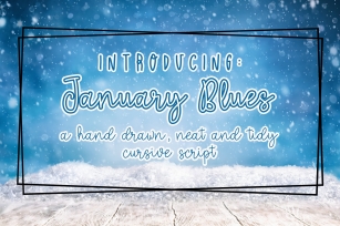 January Blues Font Download