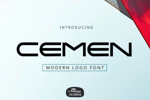 Cemen Logo Font Font Download