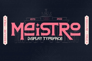 Maistro Modern Display Font Download