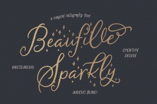 Beaufille Sparkly Font Download