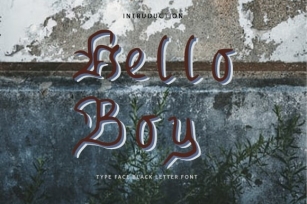 Hello Boy Font Download