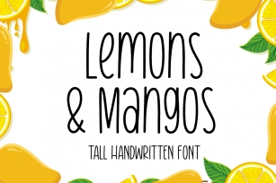 Lemons  Mangos Font Download