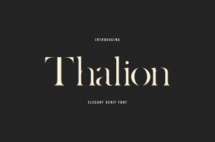 Thalion Font Download