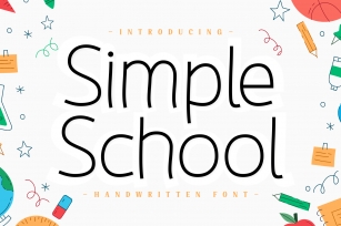 Simple School Font Download