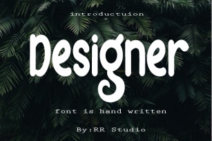 Designer Font Download